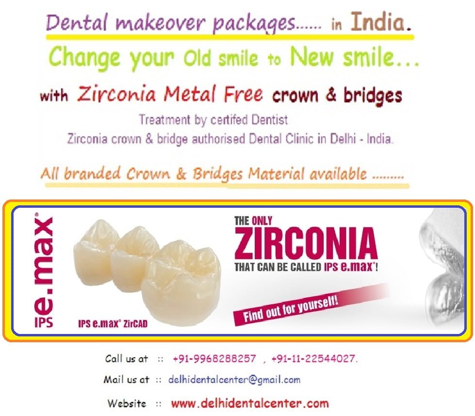 Zirconia, Porcelain, Ceramic Dental Crown Tooth Cap ...